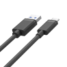 Unitek czarny kabel, przewód USB 3.1 typ A do USB-C M-M 0,5m QC 2.0