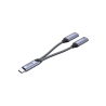 Unitek Adapter USB-C na 2 x port USB-C audio i 18W, ładuj i słuchaj