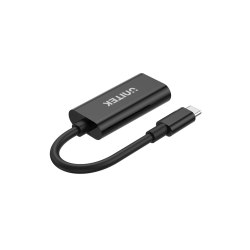 Unitek czarny adapter USB-C na HDMI 2.0, 4K 60Hz HDCP 2.3, Plug&Play