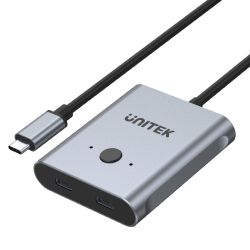 Unitek dwukierunkowy przełącznik rozgałęźnik adapter USB-C 4K 144Hz UHD