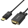 Unitek Adapter DisplayPort 1.1a na VGA, kabel 1,8m FullHD 1080p