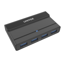 Unitek przełącznik KVM 4x USB-A 5Gbps aktywny, 2 wejścia USB-C