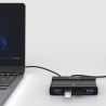 Unitek przełącznik KVM 4x USB-A 5Gbps aktywny, 2 wejścia USB-C