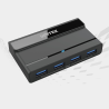 Unitek przełącznik KVM 4x USB-A 5Gbps aktywny, 2 wejścia USB-C