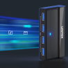 Unitek przełącznik KVM 4x USB-A 5Gbps aktywny, 2 wejścia USB-C