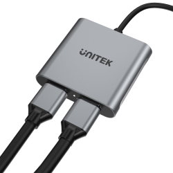 Unitek Adapter USB-C na 2x HDMI 4K 60Hz MST HDCP2.2