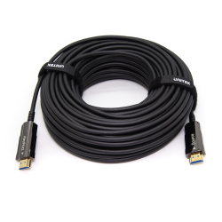 Unitek czarny przewód kabel optyczny HDMI 2.0 AOC 4K 60Hz 30 m, 7.1