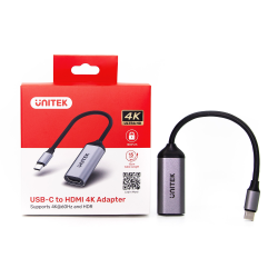 Unitek adapter przejściówka USB-C na HDMI 2.0, 4K 60Hz HDCP 2.3 Plug&Play