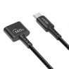 Unitek czarny kabel przewód zasilający USB-C - MagSafe 3 140W 1 m
