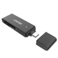 Unitek Czytnik kart USB-C (3.0) do SD i microSD (SDHC)