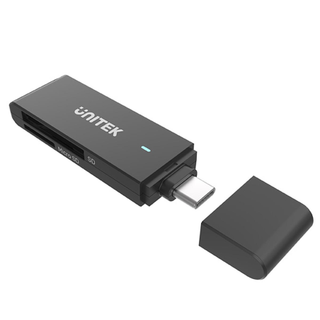 Unitek Czytnik kart USB-C (3.0) do SD i microSD (SDHC)