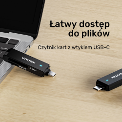 Unitek Czytnik kart USB-C (3.0) do SD i microSD (SDHC)