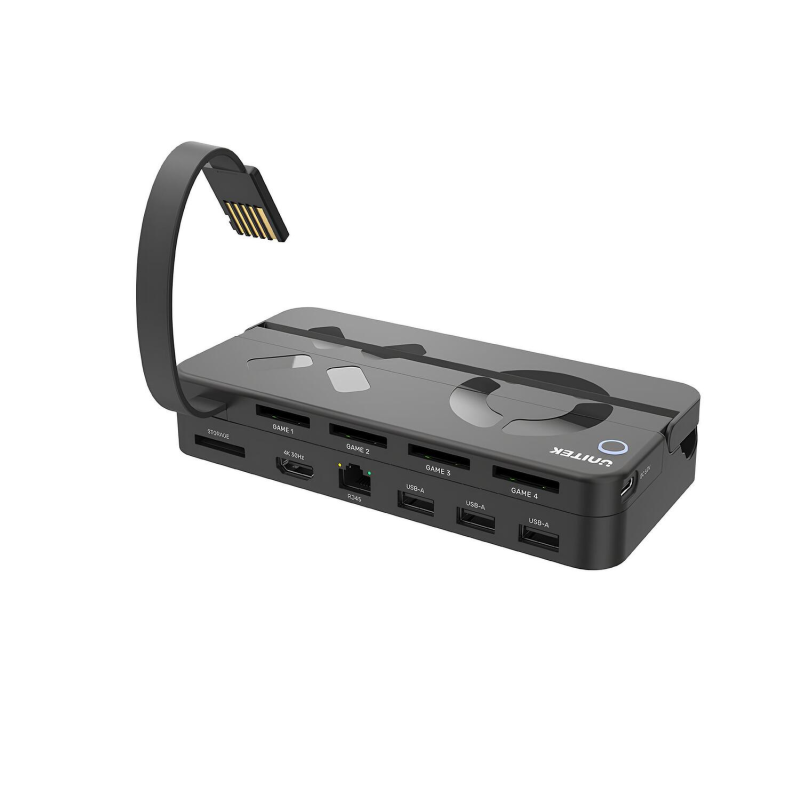 Unitek stacja dokująca do Nintendo Switch 100W HDMI 4K 4-sloty RJ45 3x USB