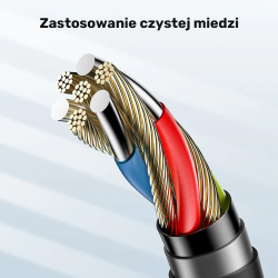 Kabel zasilający do Lenovo 65W USB-C - DC 11x4,5 mm 20V 2,25A - 3.25A 1,8m
