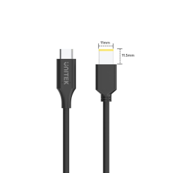 Kabel zasilający do Lenovo 65W USB-C - DC 11x4,5 mm 20V 2,25A - 3.25A 1,8m