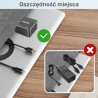 Kabel zasilający do Lenovo 65W USB-C - DC 11x4,5 mm 20V 2,25A - 3.25A 1,8m
