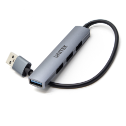 Unitek Hub USB-A na 1x USB-A 5 Gbps, 3x USB-A 2.0, aluminium