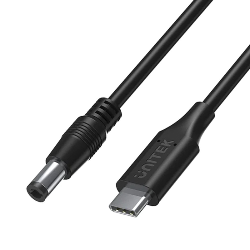 Kabel zasilający do laptopa 65W USB-C - DC 5,5x2,5 mm, 2,25 - 3,25A, 1,8m