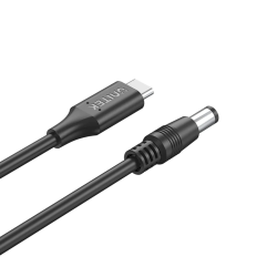 Kabel zasilający do laptopa 65W USB-C - DC 5,5x2,5 mm, 2,25 - 3,25A, 1,8m