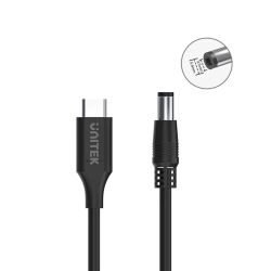 Kabel zasilający do laptopa 65W USB-C - DC 5,5x2,5 mm, 2,25 - 3,25A, 1,8m