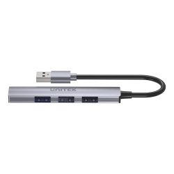 Unitek Hub USB-A na 1x USB-A 5 Gbps, 3x USB-A 2.0, aluminium