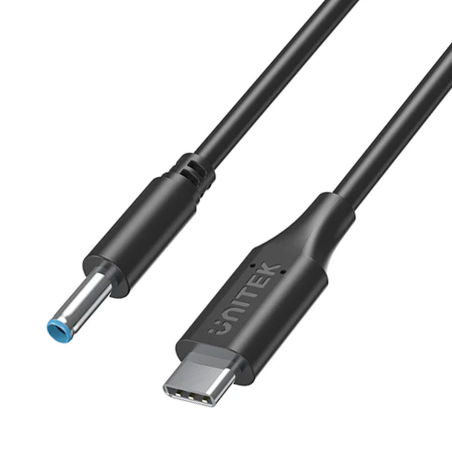 Kabel zasilający do laptopa HP 65W USB-C - DC 4,5x3 mm, 2,25 - 3,25A, 1,8m