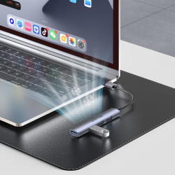 Unitek Hub USB-A na 1x USB-A 5 Gbps, 3x USB-A 2.0, aluminium