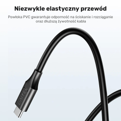 Kabel zasilający do laptopa HP 65W USB-C - DC 4,5x3 mm, 2,25 - 3,25A, 1,8m