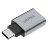 Unitek Y-A025CGY adapter USB-C do USB (żeński), aluminium, OTG do smartfona